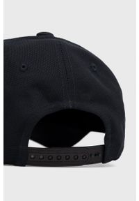 Champion czapka bawełniana 805550 kolor czarny z aplikacją 805550-BS538. Kolor: czarny. Materiał: bawełna. Wzór: aplikacja #4