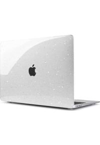 Etui Alogy Etui obudowa Alogy Hard Case do Apple MacBook Air 13 M1 2020 Glitter Clear + Folia na ekran + Nakładka na klawiaturę + Etui torba