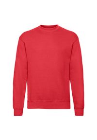 FRUIT OF THE LOOM - Klasyczna Bluza Rozpinana Unisex Dla Dorosłych. Kolor: czerwony