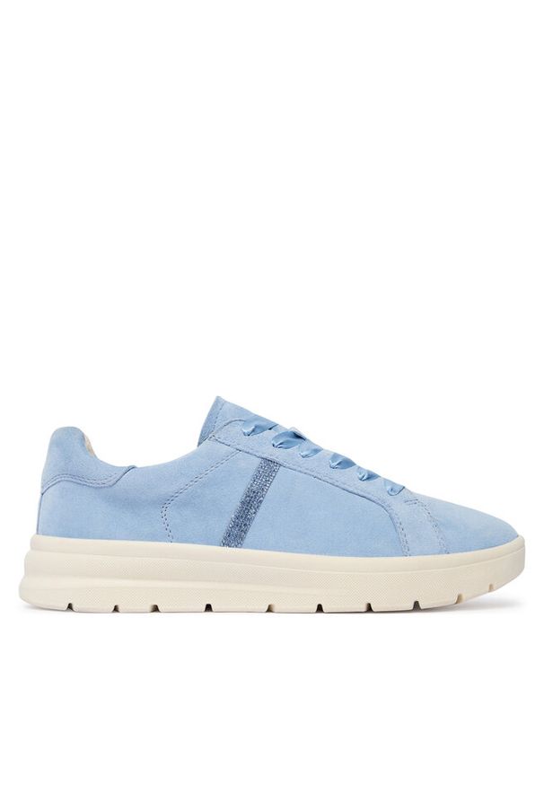 Sneakersy Caprice. Kolor: niebieski