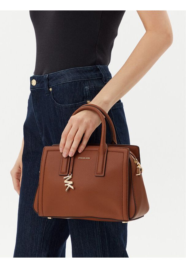 MICHAEL Michael Kors Torebka Laila 30S5G9IS1L Brązowy. Kolor: brązowy. Materiał: skórzane