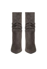 Nine West Botki CEO-SAMIRA-01 Szary. Kolor: szary. Materiał: materiał #6