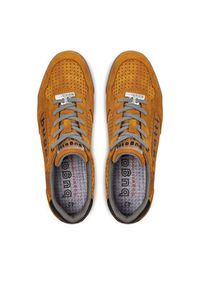 Bugatti Sneakersy 321A38015000 Żółty. Kolor: żółty. Materiał: skóra, zamsz