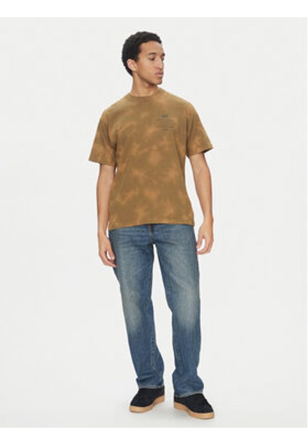 Vans T-Shirt MTE Canyonlands VN000M2S Brązowy Loose Fit. Kolor: brązowy. Materiał: bawełna
