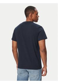 G-Star RAW - G-Star Raw T-Shirt Base-S D16411-336 Granatowy Regular Fit. Kolor: niebieski. Materiał: bawełna #6