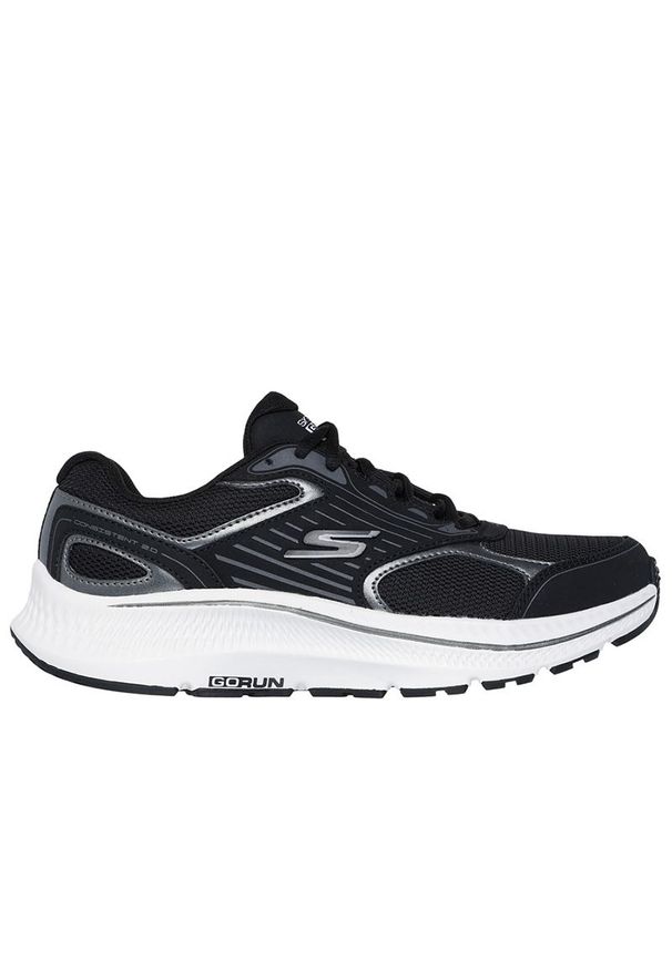 skechers - Buty damskie Skechers Go Run Consistent 2.0 Advantage 128606BKW - czarne. Okazja: na co dzień, na spacer. Zapięcie: sznurówki. Kolor: czarny. Materiał: guma, materiał, syntetyk. Szerokość cholewki: normalna. Wzór: aplikacja. Model: Skechers Sport. Sport: bieganie