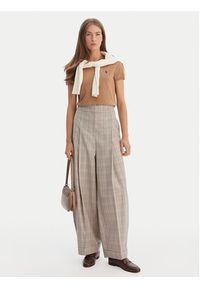 Polo Ralph Lauren T-Shirt 211971872007 Beżowy Slim Fit. Typ kołnierza: polo. Kolor: beżowy. Materiał: bawełna #3