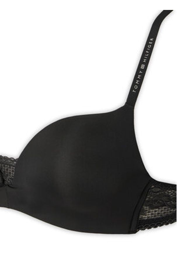 TOMMY HILFIGER - Tommy Hilfiger Biustonosz push-up UW0UW02405 Czarny. Kolor: czarny. Materiał: syntetyk. Rodzaj stanika: push-up