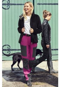 Cellbes Equestrian - Elastyczne spodnie sportowe z kieszeniami. Kolor: różowy. Materiał: dzianina #3
