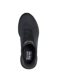 skechers - Adidasy Skechers Bobs Squad 4 - Key Look, Kobiety. Kolor: czarny. Materiał: materiał, skóra ekologiczna. Sport: fitness