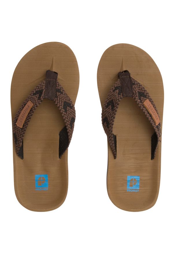 Protest - Japonki męskie PROTEST Haiti. Okazja: na plażę. Kolor: brązowy. Styl: sportowy