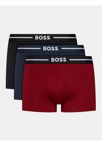 BOSS - Boss Komplet 3 par bokserek 50499390 Kolorowy. Materiał: bawełna. Wzór: kolorowy