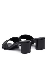 Calvin Klein Klapki Block Heel Sandal Aop HW0HW03016 Czarny. Kolor: czarny. Materiał: materiał #6