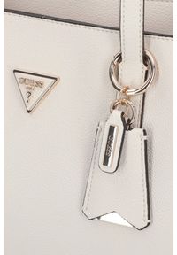 Guess - GUESS Biała damska torebka Girlfriend Tote. Kolor: biały. Styl: elegancki, casual #5