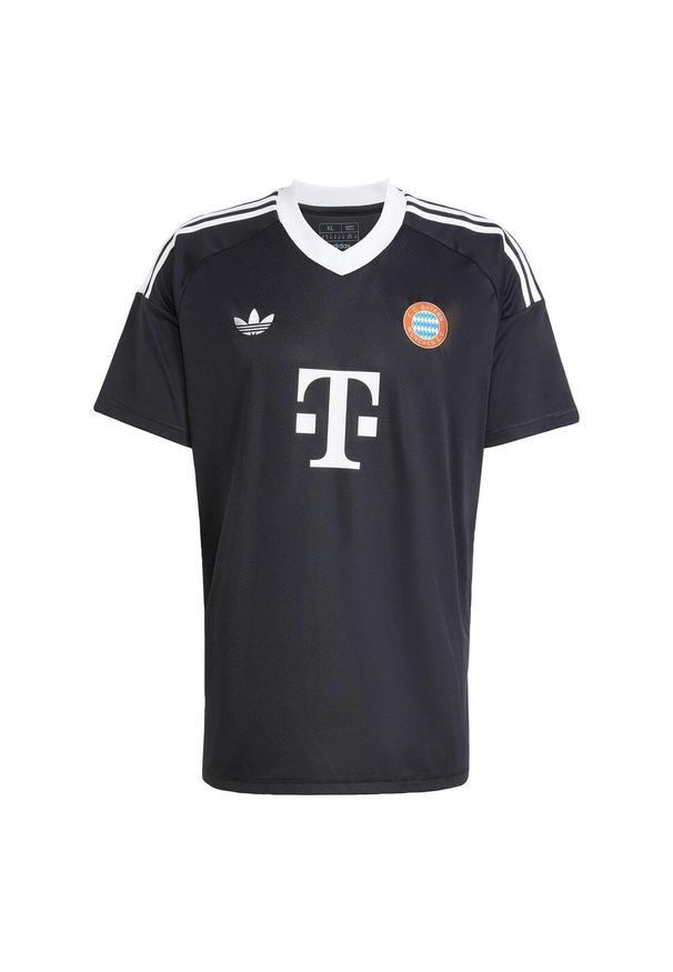 Adidas - Koszulka FC Bayern 24/25 Third Goalkeeper. Kolor: czarny. Materiał: materiał
