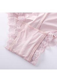 Intica - Figi damskie koronkowe z ozdobnymi paseczkami Anfisa. Kolor: czarny. Materiał: koronka #3