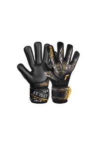 Reusch - Rękawice bramkarskie dziecięce REUSCH Attrakt Silver NC Finger Support Junior. Kolor: czarny, żółty, wielokolorowy #1