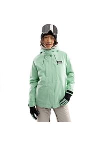 SIROKO - Damska kurtka snowboardowa Sporty zimowe Siroko W4-W Couloir. Kolor: zielony. Sezon: zima. Sport: snowboard #1