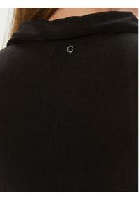 Guess Koszula Milana W2BP43 KBEM0 Czarny Slim Fit. Kolor: czarny. Materiał: syntetyk #5