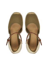 Lauren Ralph Lauren - LAUREN RALPH LAUREN Espadryle Robby 802966885001 Khaki. Kolor: brązowy. Materiał: materiał #6