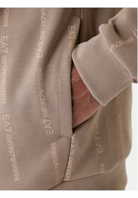 EA7 Emporio Armani Bluza 7M001392 AF12660 F1030 Beżowy Regular Fit. Kolor: beżowy. Materiał: syntetyk, bawełna #3