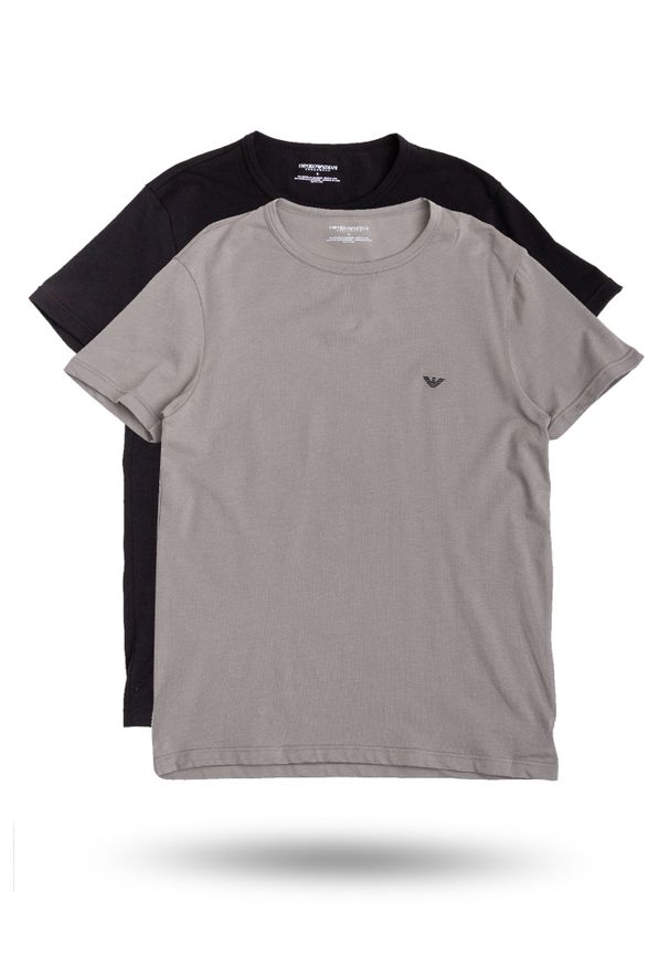 Emporio Armani - T-SHIRT 2-PAK emporio armani. Wzór: gładki, nadruk