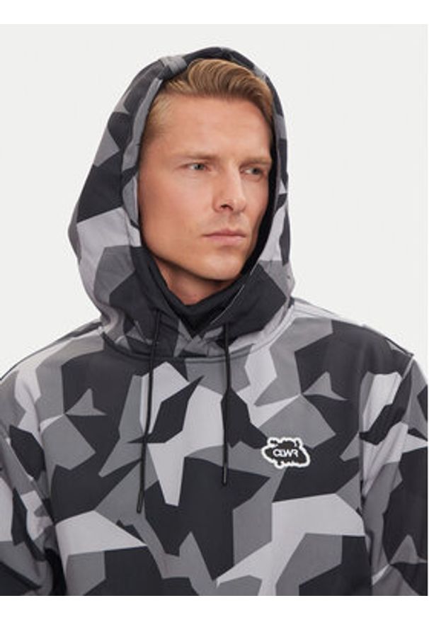 Colourwear Bluza techniczna Hoodie 7010302 Czarny Regular Fit. Kolor: czarny. Materiał: bawełna