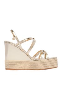 Nine West Sandały CEO-SW25-3 04 Złoty. Kolor: złoty. Materiał: materiał #1