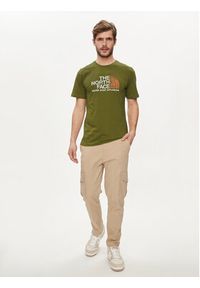 The North Face T-Shirt Rust 2 NF0A87NW Zielony Regular Fit. Kolor: zielony. Materiał: bawełna #6