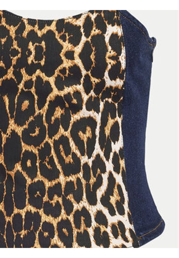 Noisy may - Noisy May Top 27033511 Granatowy Slim Fit. Kolor: niebieski. Materiał: bawełna