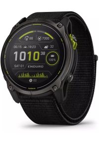 GARMIN - Zegarek sportowy Garmin Enduro 3 Czarny (010-02751-01). Kolor: czarny. Styl: sportowy #1