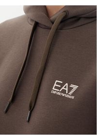 EA7 Emporio Armani Dres 7W000116 AF10443 U6139 Brązowy Regular Fit. Kolor: brązowy. Materiał: syntetyk #6
