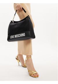 Love Moschino - LOVE MOSCHINO Torebka JC4256PP0IKE100A Czarny. Kolor: czarny. Materiał: skórzane