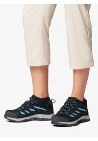 columbia - Buty turystyczne damskie Columbia Crestwood Waterproof. Kolor: czarny. Styl: sportowy