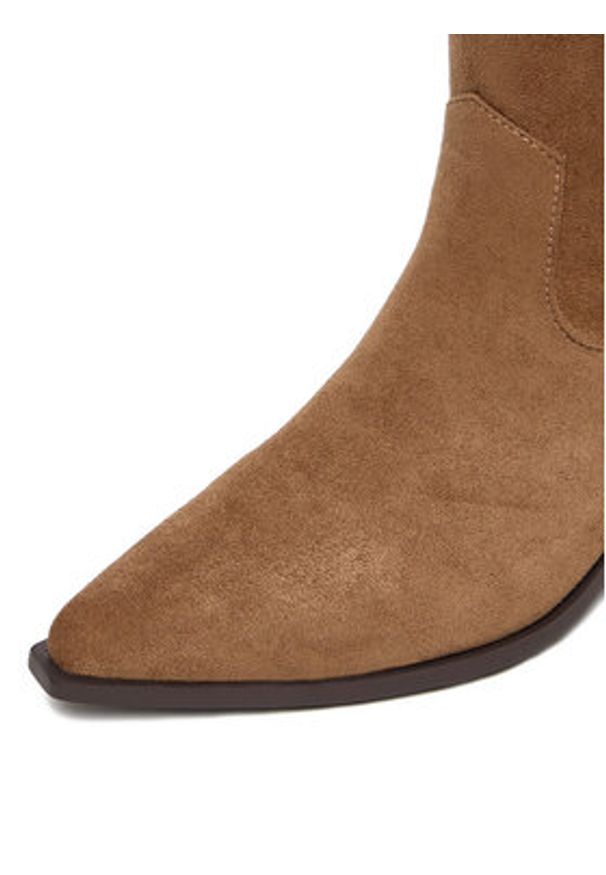 Jenny - JENNY Kozaki CEO-HY69720-13 Brązowy. Kolor: brązowy. Materiał: materiał