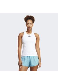 Adidas - Club Tennis Tank Top. Kolor: biały. Materiał: materiał