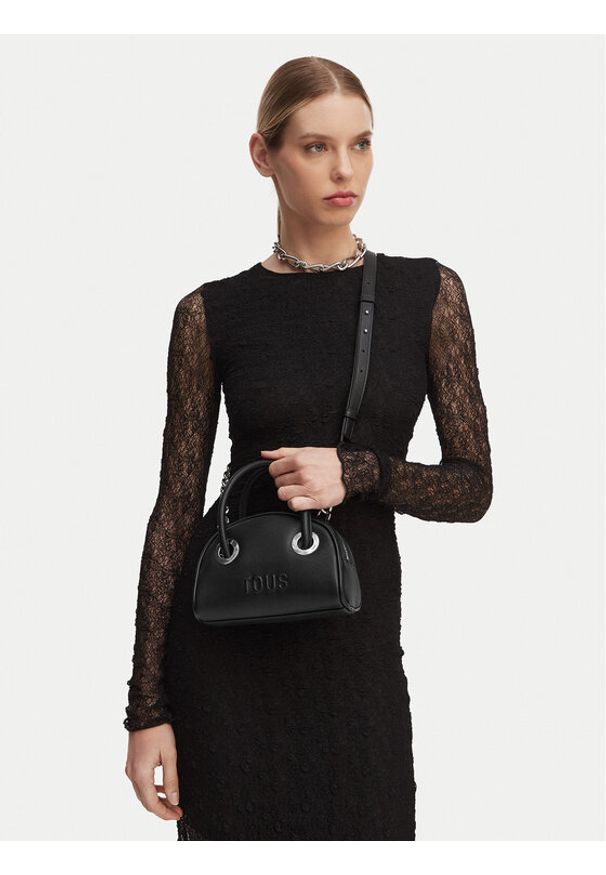 Tous - TOUS Torebka Poppy 2002202251 Czarny. Kolor: czarny. Materiał: skórzane