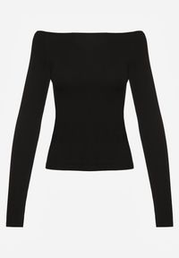 Renee - Czarna Bluzka z Bawełny z Wycięciem na Kciuk Valwiwi. Okazja: na co dzień. Kolor: czarny. Materiał: bawełna. Styl: casual #2