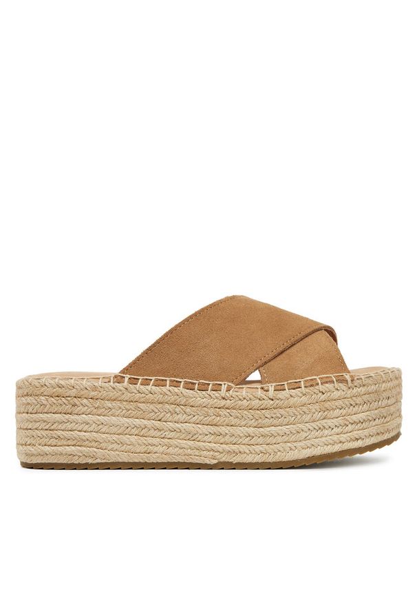 Espadryle DeeZee. Kolor: brązowy