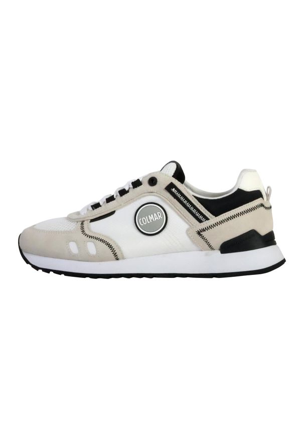 Buty do chodzenia męskie Colmar Travis Sport Bold 2024. Kolor: biały. Materiał: skóra. Sport: turystyka piesza