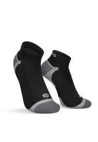 SIROKO - Krótkie skarpety turystyczno-trekkingowe unisex Loerie. Kolor: czarny. Materiał: materiał