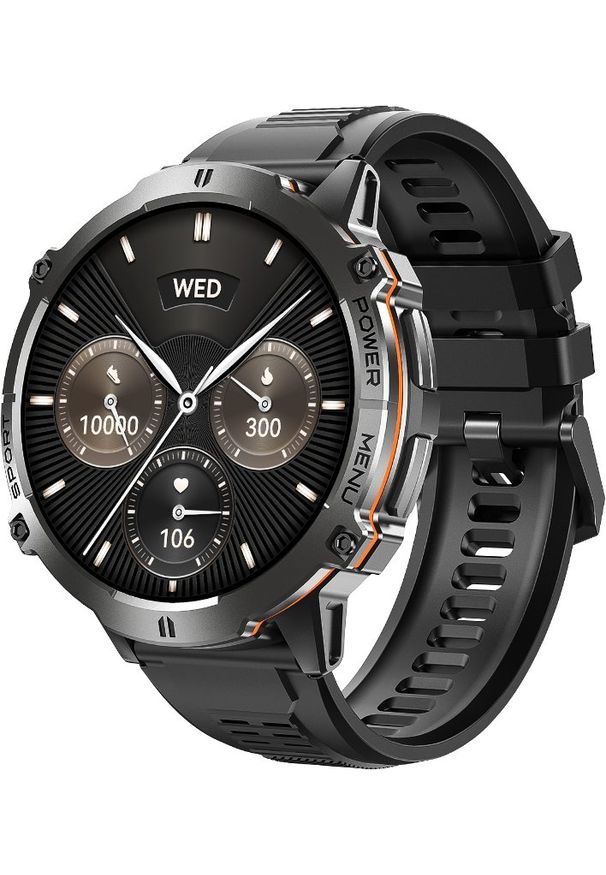 SMARTWATCH męski Rubicon RNCF40 black/black SIL. Rodzaj zegarka: smartwatch