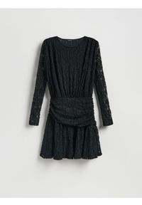 Reserved - Koronkowa sukienka - czarny. Kolor: czarny. Materiał: koronka #1