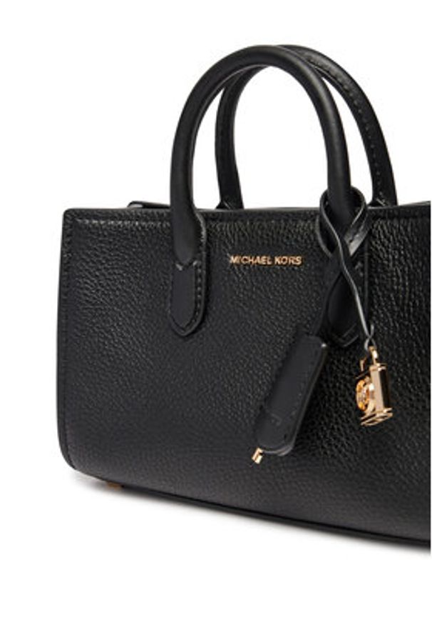 MICHAEL Michael Kors Torebka 32F4GETC0L Czarny. Kolor: czarny. Materiał: skórzane