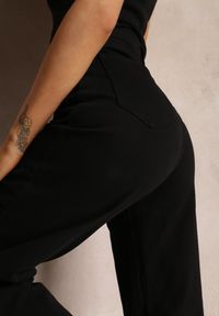 Renee - Czarne Jeansy Szerokie Phririope. Stan: podwyższony. Kolor: czarny