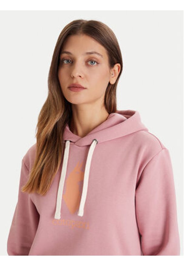 Cotopaxi Bluza Llama Pullover Hoodie F24474W1302 Różowy Regular Fit. Kolor: różowy. Materiał: syntetyk