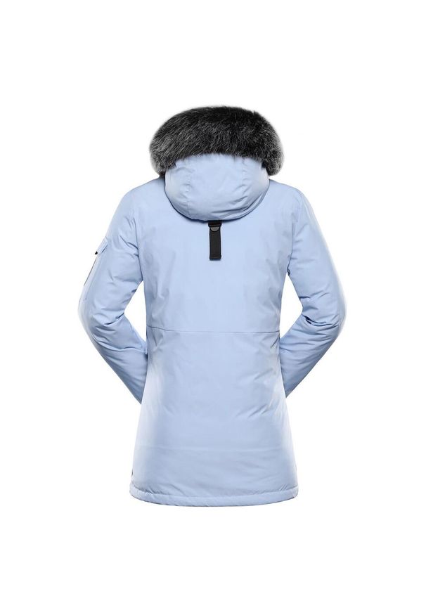ALPINE PRO - Kurtka damska zimowa wodoodporna Alpine Pro Werda 2. Kolor: niebieski. Sezon: zima. Sport: turystyka piesza