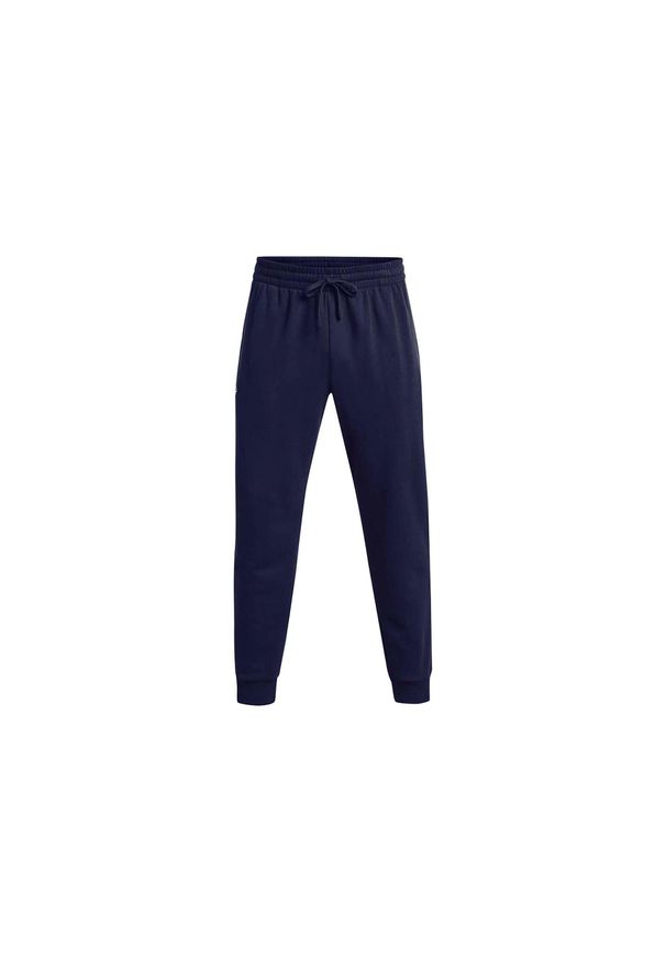 Spodnie sportowe męskie Under Armour 1379774410. Kolor: biały, niebieski, wielokolorowy. Materiał: dresówka