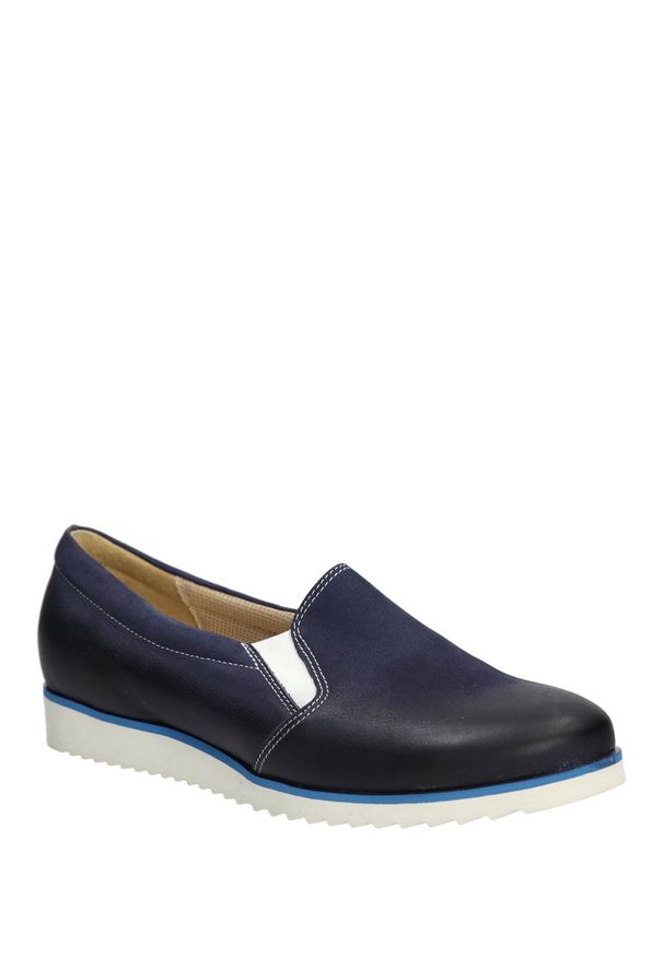 Casu - Slip on casu 3153. Zapięcie: bez zapięcia. Kolor: niebieski