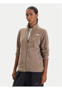 The North Face Polar Glacier NF0A8D2F Beżowy Regular Fit. Kolor: beżowy. Materiał: syntetyk